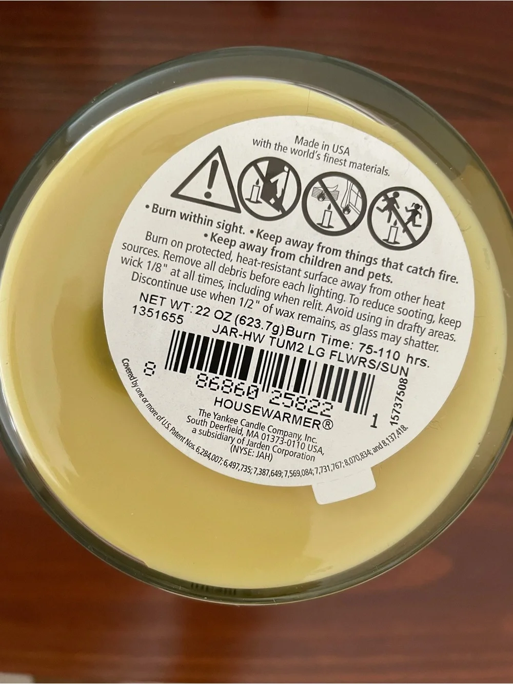 Yankee Candle “Flowers in the Sun” Jar Candle